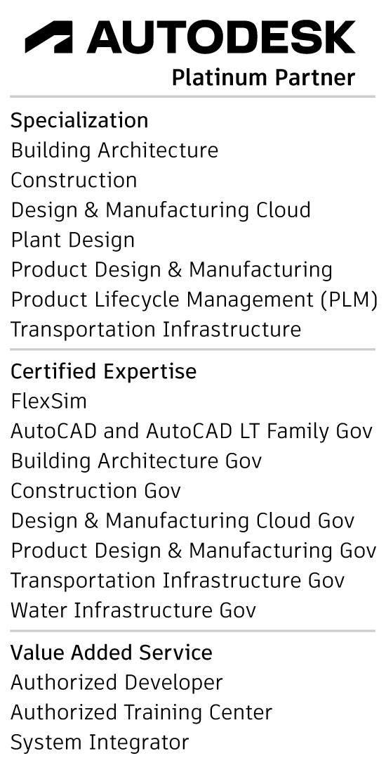 Autodesk Platinum Partner