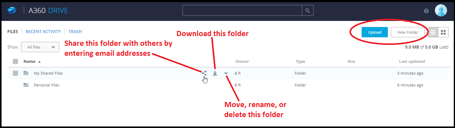 Free Cloud Storage with A360 Drive-featured