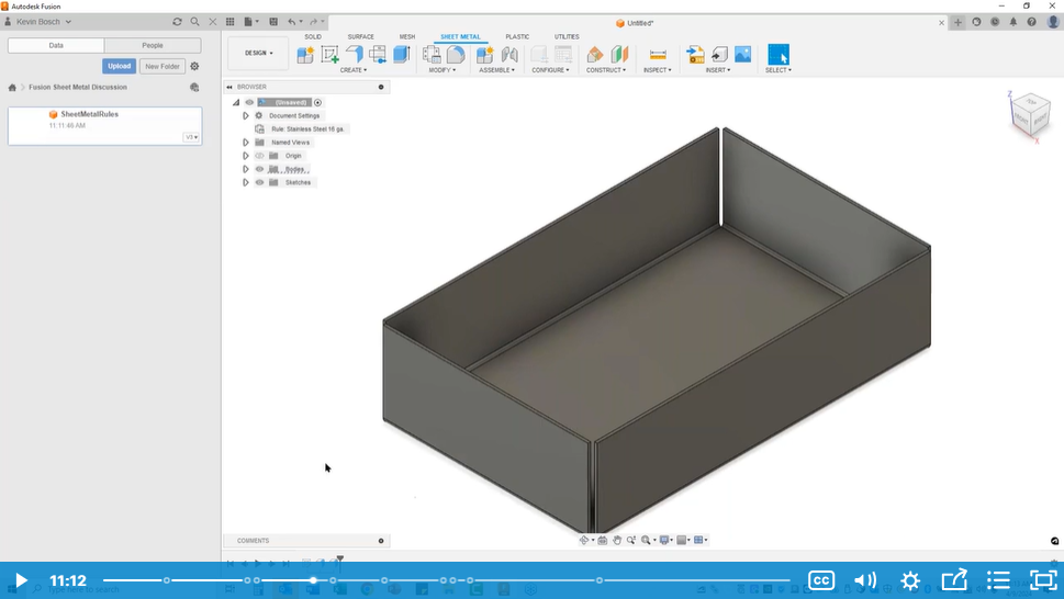 From Concept to Drawing: Exploring Sheet Metal in Fusion-featured